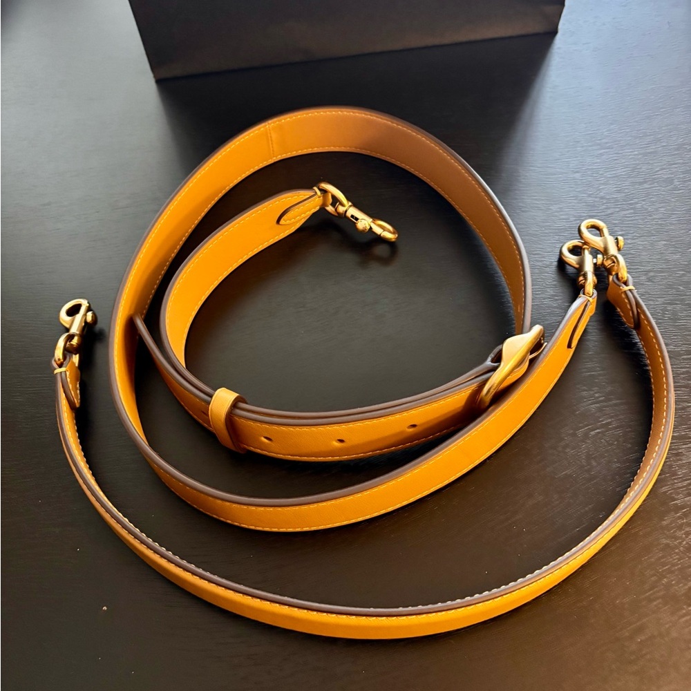 Coach Honey Brown Leather Crossbody & Shoulder Strap for Tabby Handbag